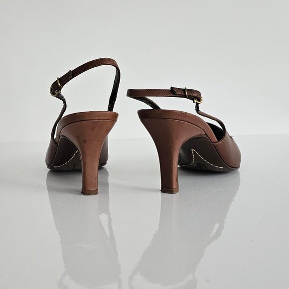 Ferragamo Sling Backs. New!! Vintage!! - Picture 5 of 11